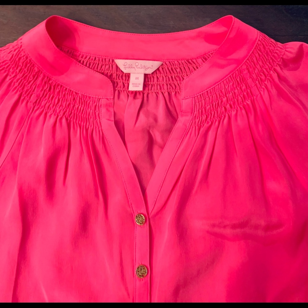 Women’s Lily Pulitzer silk blouse